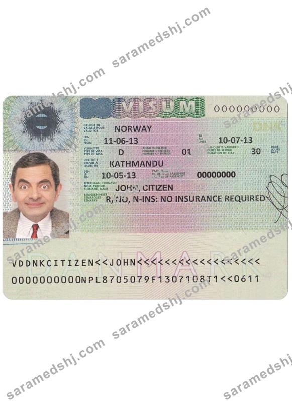 DENMARK visa